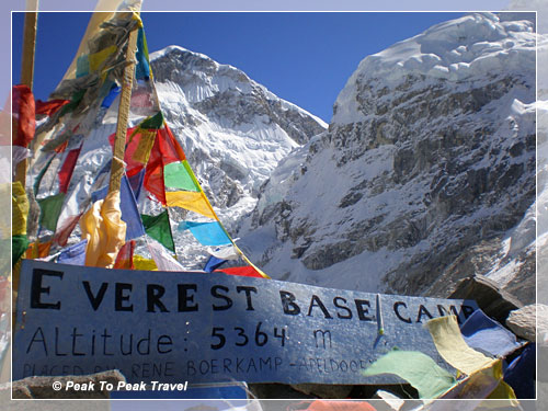 Mt. Everest Base Camp (17,500 ft)