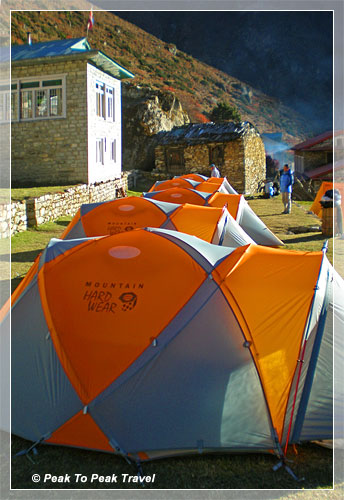 Camping in the Himalaya